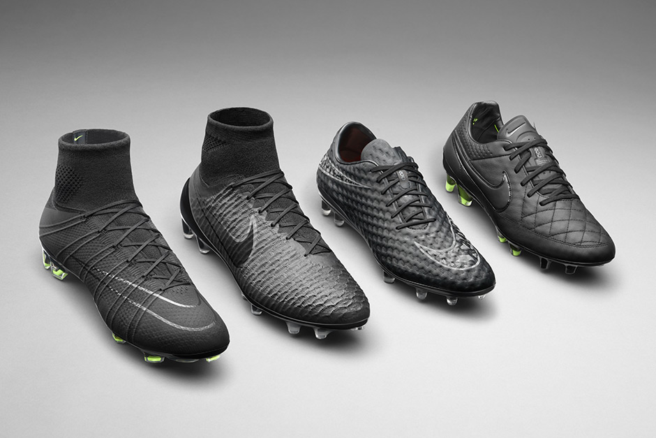 Soccer Cleats & Shoes All Black Nike High Top Soccer Cleats