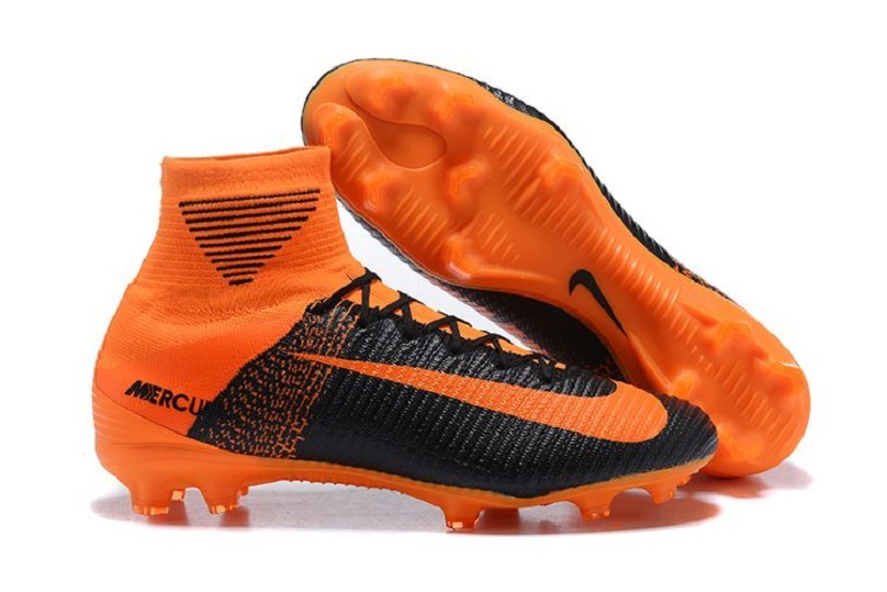Soccer Nike Footwear Black And Orange Soccer Cleats