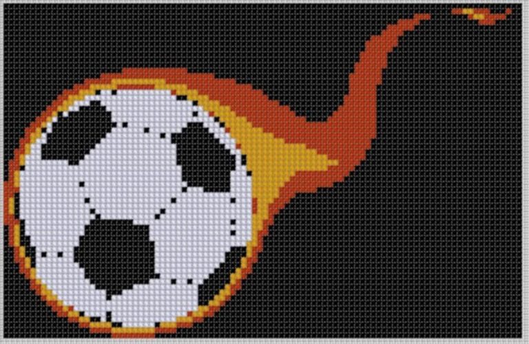 New Perler Bead Art! Soccer Ball Made Out Of Perler Beads