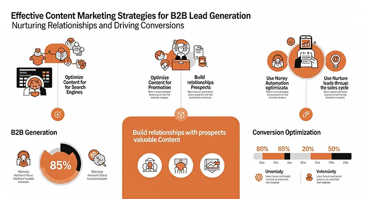 Effective Content Marketing Strategies for B2B Lead Generation: Nurturing Relationships and Driving Conversions