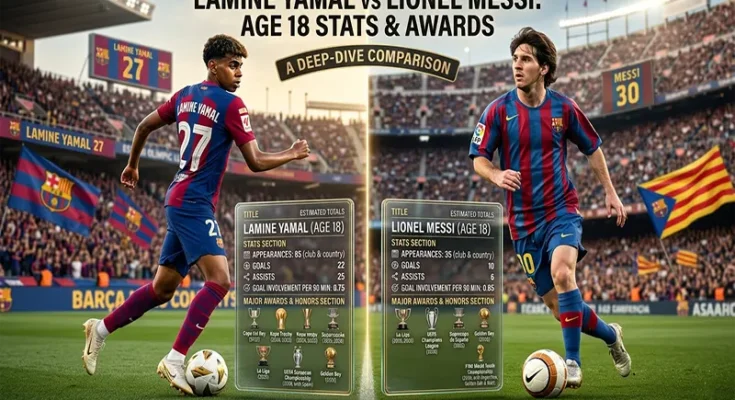 Lamine Yamal vs. Lionel Messi: Comparing the Stats at Age 18