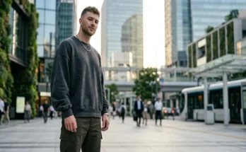 The New Silhouette: Why Oversized Drop Shoulder Boxy Fit Sweatshirts Define Men’s Style in 2026